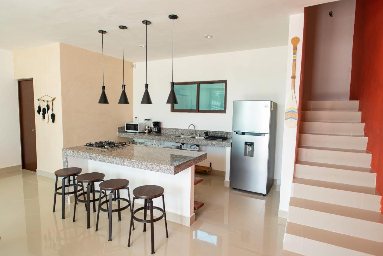 97982 New Modern Villa, Private Pool, High Internet Speed, 2 Blocks From The Beach Chicxulub Bagian luar foto