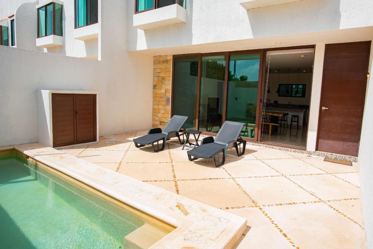 97982 New Modern Villa, Private Pool, High Internet Speed, 2 Blocks From The Beach Chicxulub Bagian luar foto
