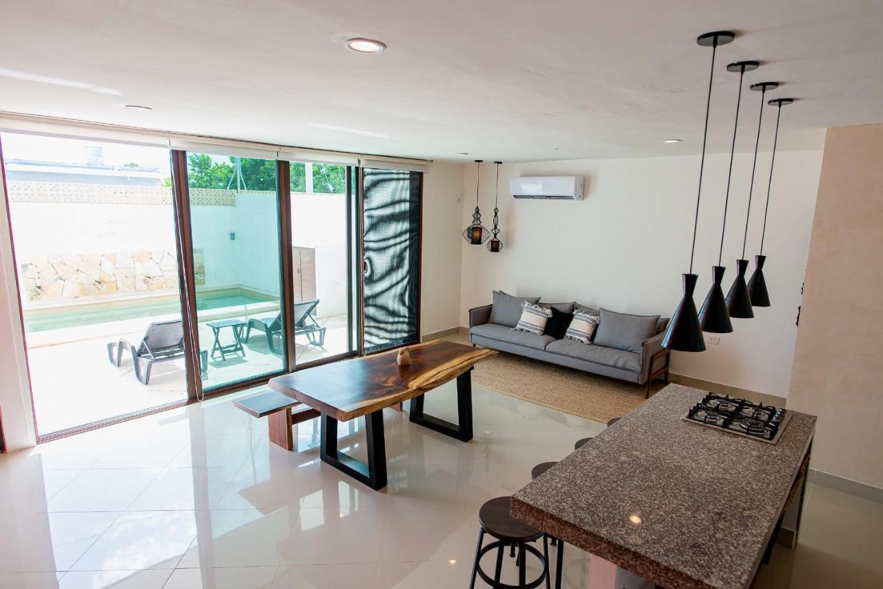 97982 New Modern Villa, Private Pool, High Internet Speed, 2 Blocks From The Beach Chicxulub Bagian luar foto